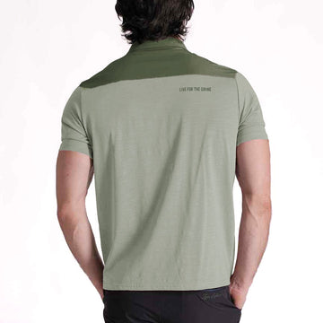Game Day Performance Pique Polo - Army Sage