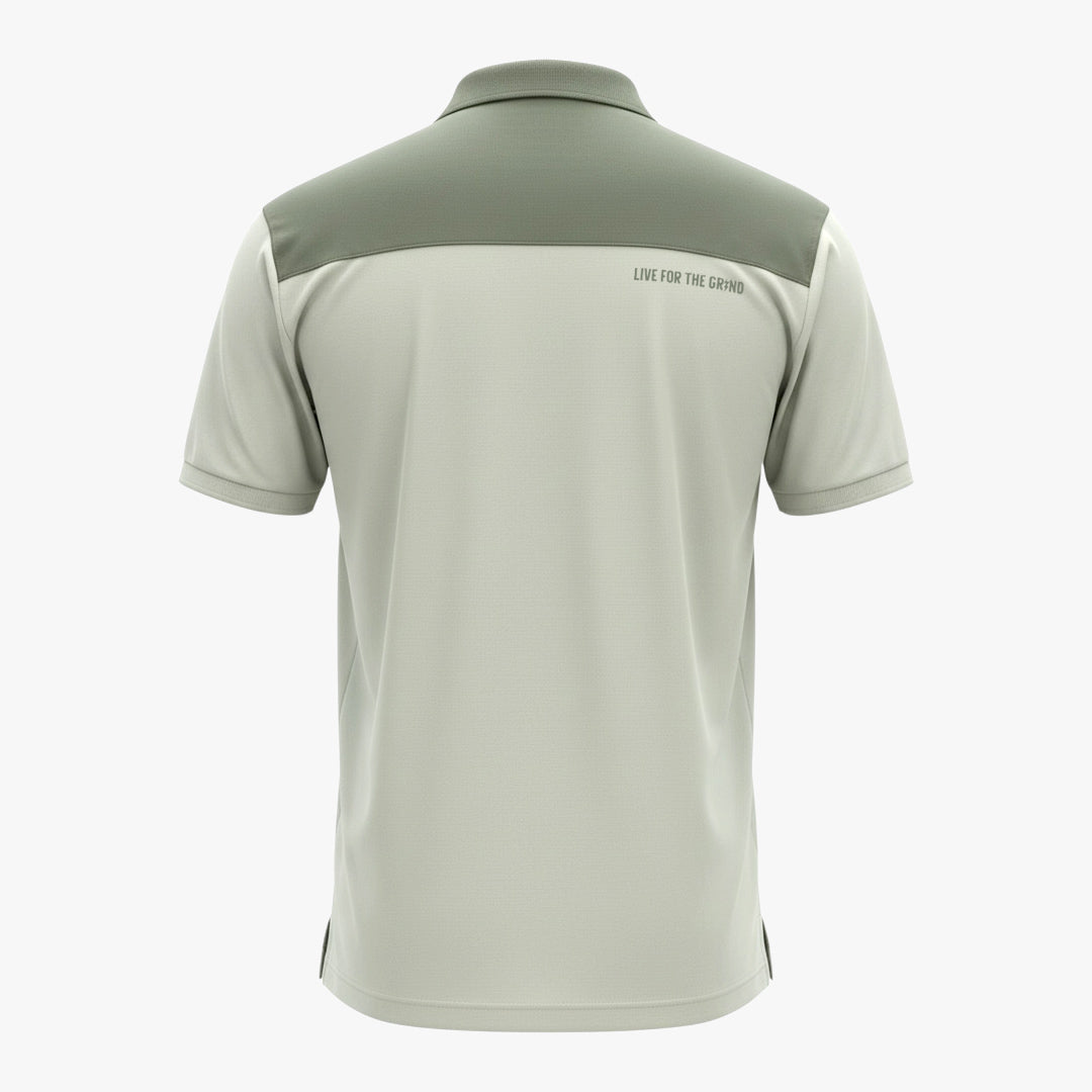 Game Day Performance Pique Polo - Army Sage – Double Edge Golf
