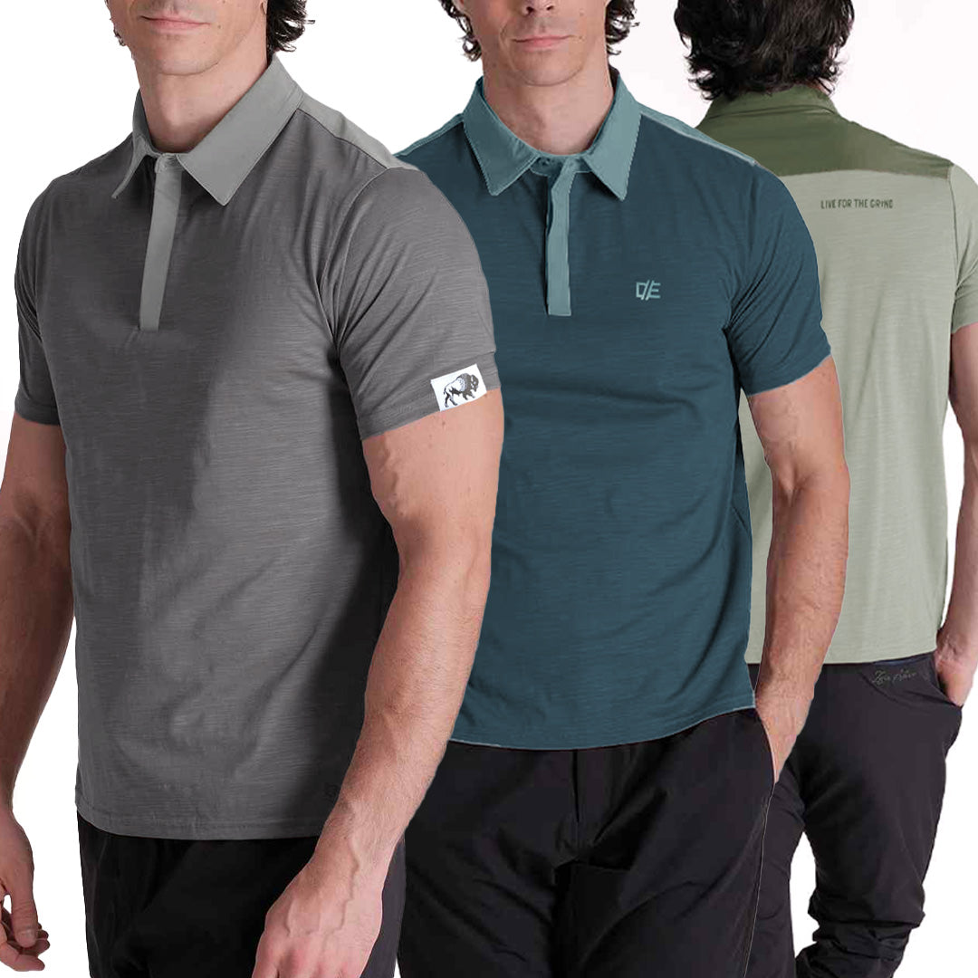 Game Day Performance Pique Polo | Double Edge Golf