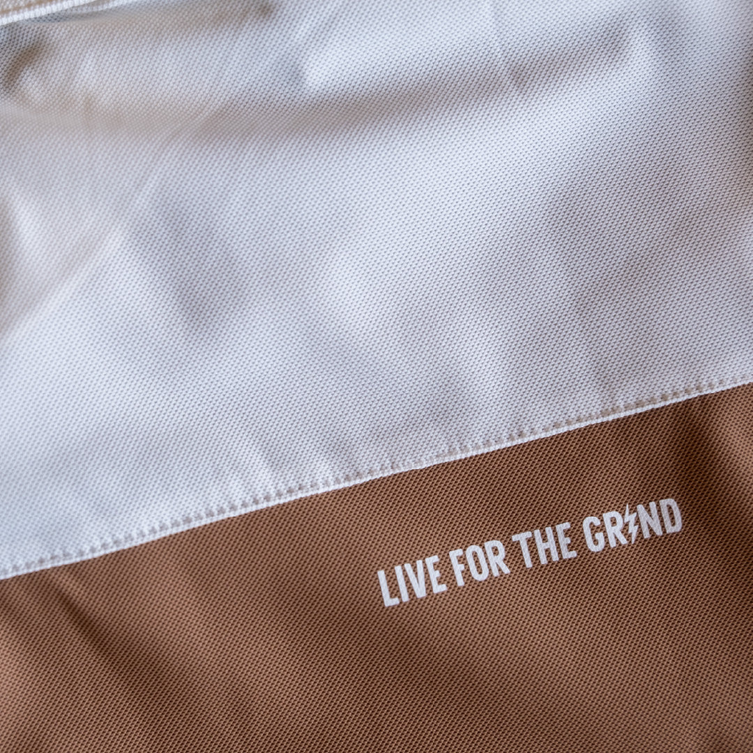 Game Day Performance Pique Polo - Chocolate Chipper